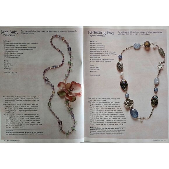 Stringing Magazine Spring 2006 Over 150 Designs And How To Create Them - Picture 6 of 16